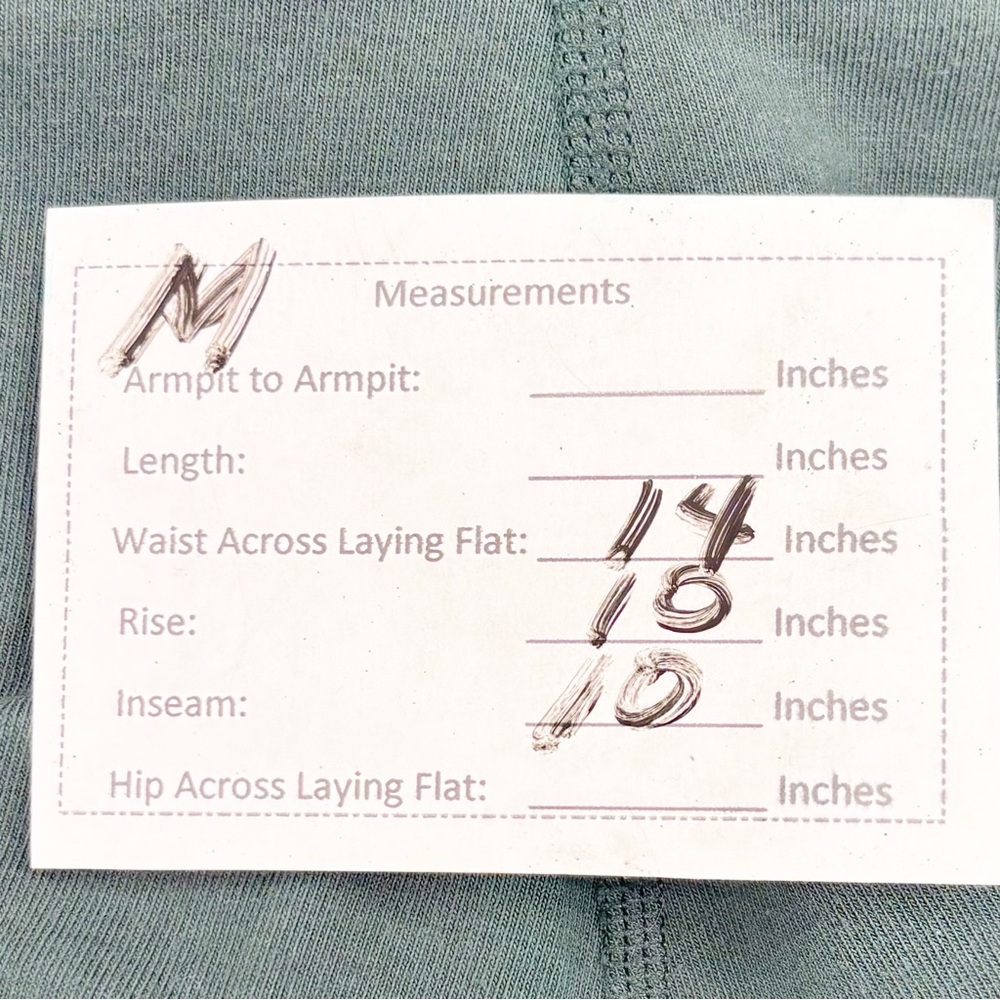 Nike Dark Green Cotton Blend Biker Shorts | Size M - Picture 7 of 7